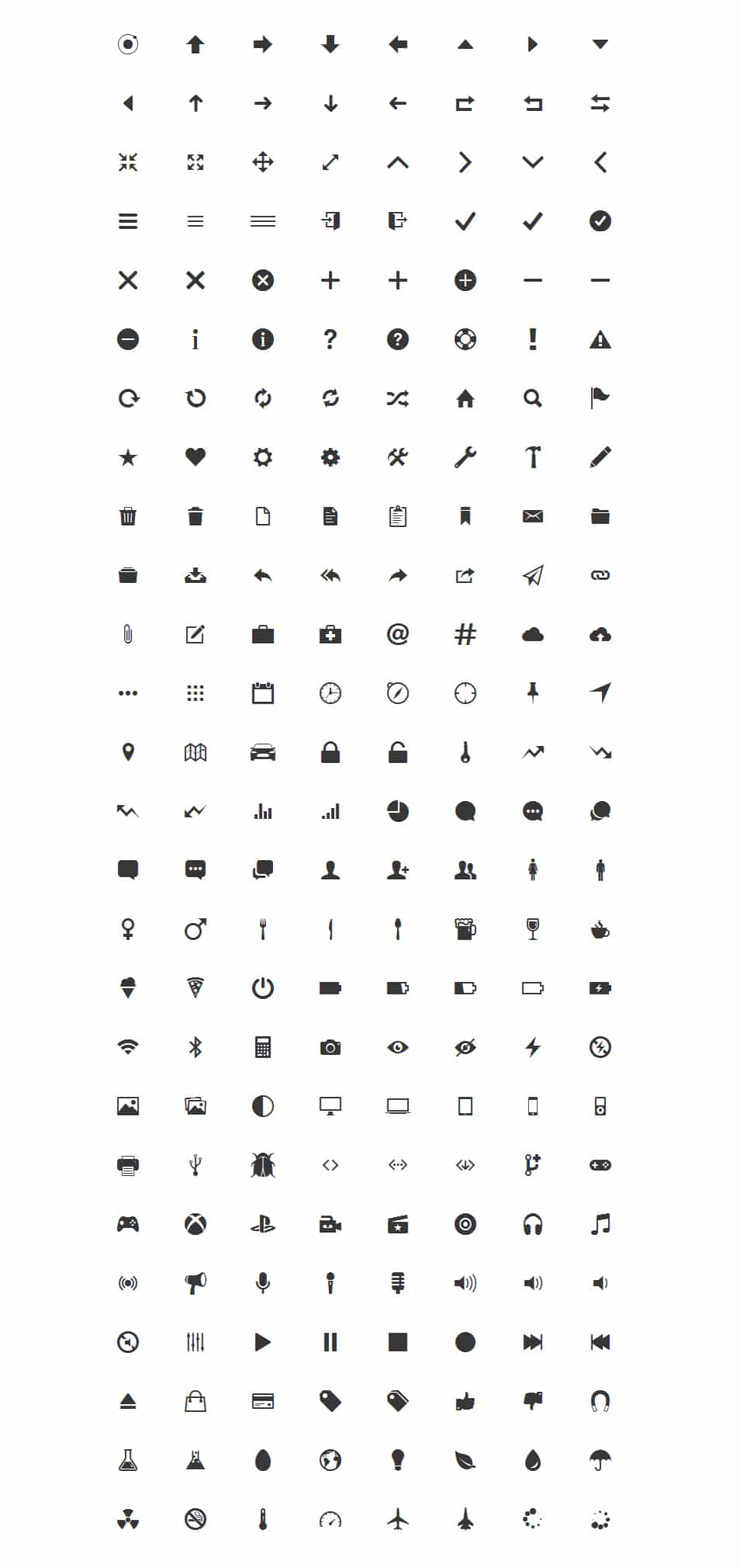 Useful Free Icon Fonts 34 free icon fonts