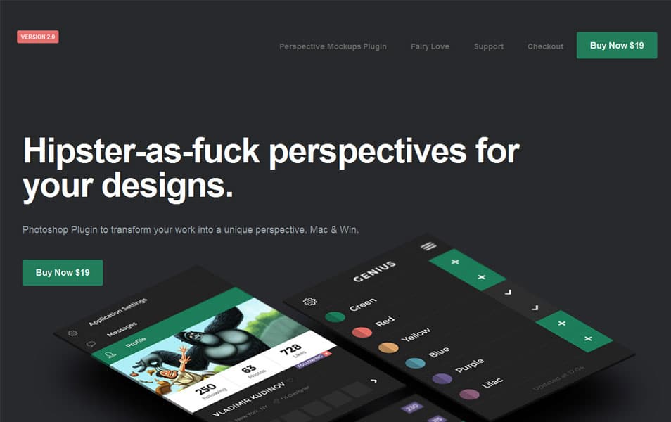 100+ Best Photoshop Plugins for Web Designers 118 Perspective Mockups