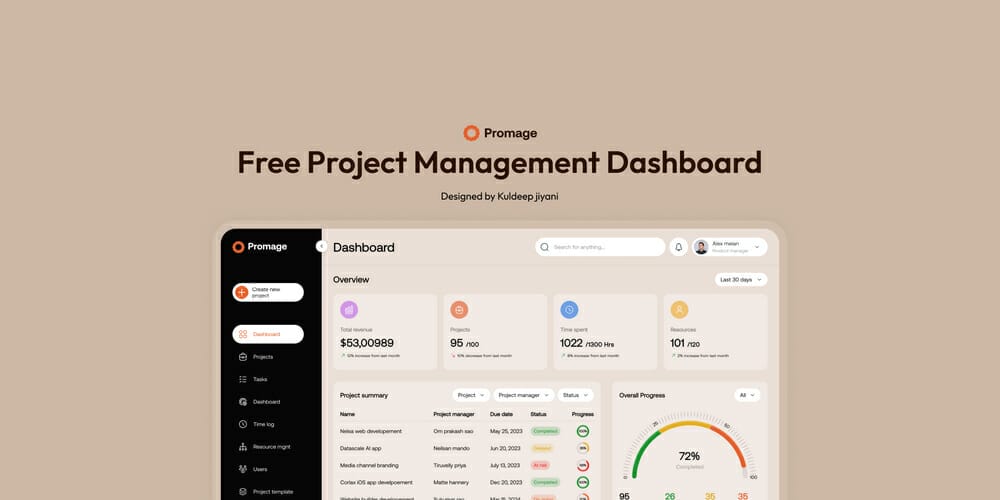 Project Management Dashboard