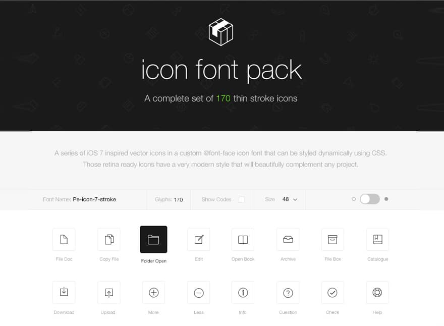 Useful Free Icon Fonts 30 Stroke-7-Icon-Font-Set