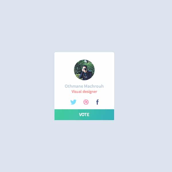 100 + Web Widget Designs PSD 88 Vote Widget