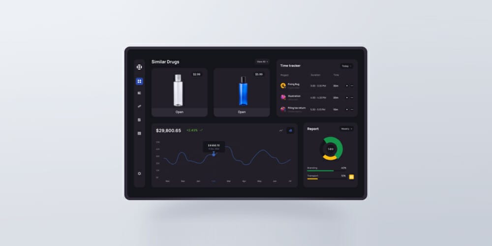 Web App Dashboard Design