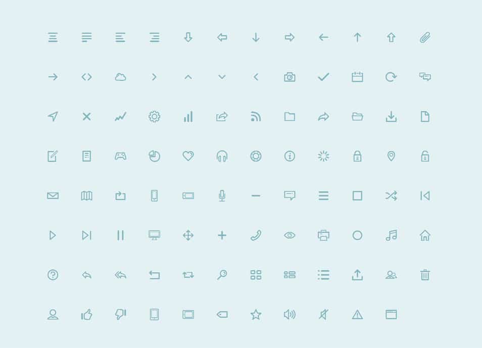 Useful Free Icon Fonts 35 dripicons