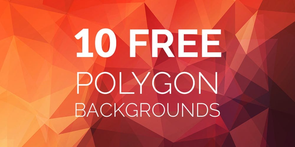 10 Free Polygon Backgrounds