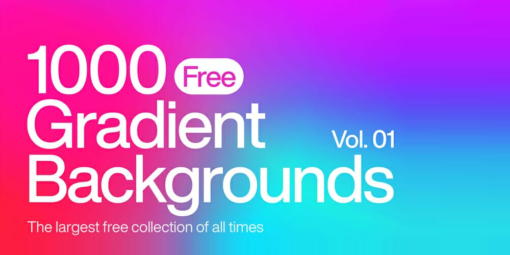 1000 Gradient Backgrounds