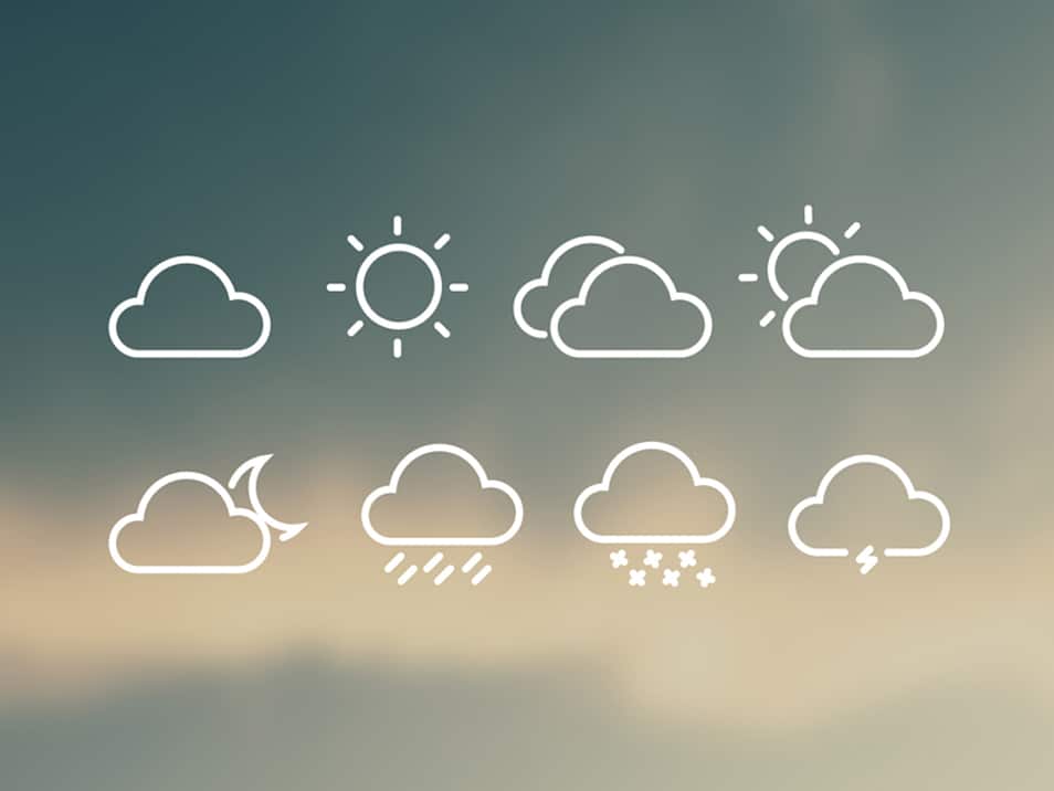 8 FREE Weather Icons