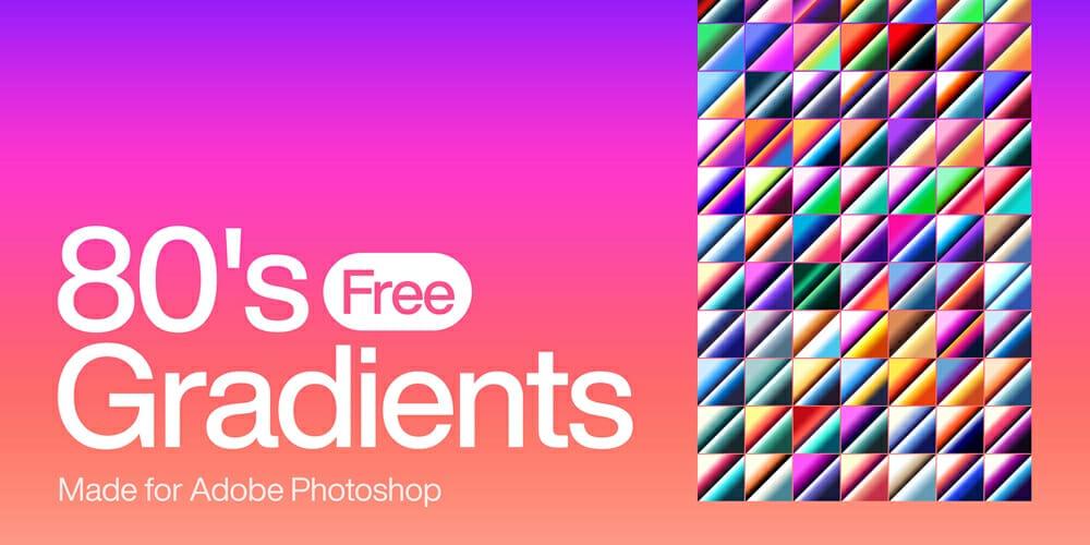 80s Photoshop Gradients