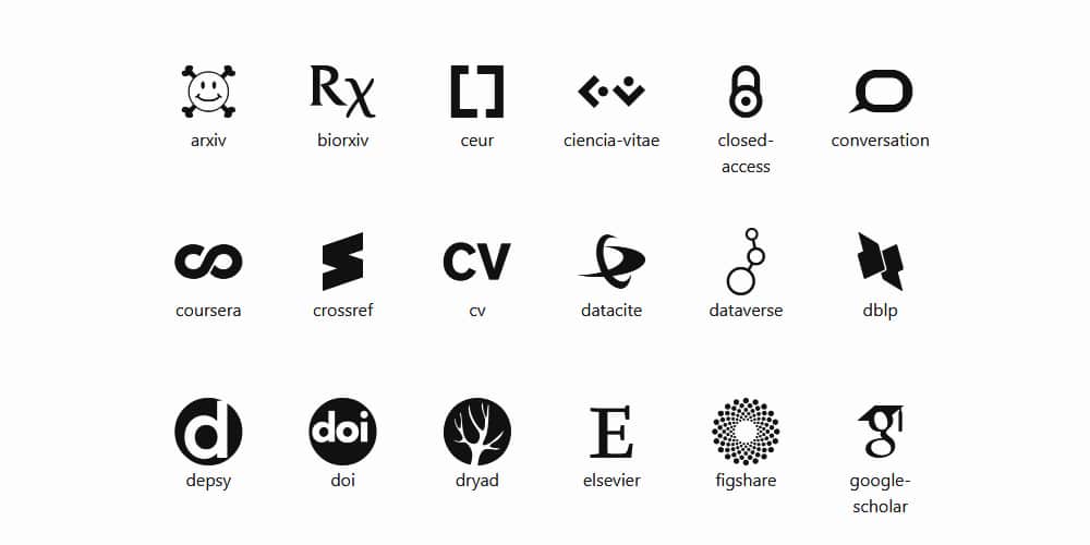 Useful Free Icon Fonts 55 Academicons
