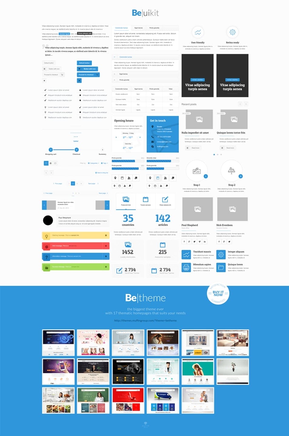 Latest Free Web Elements from June 2014 6 BeTheme Free UI Kit