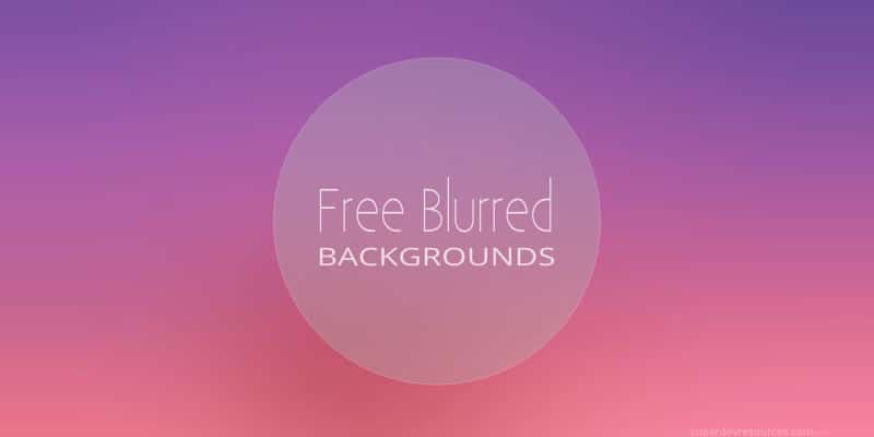 Blurred Backgrounds