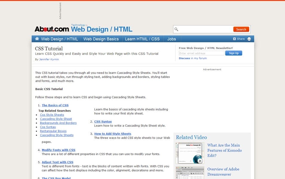CSS Tutorial - About.com