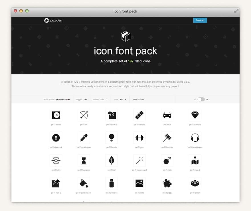 Useful Free Icon Fonts 20 Filled 7 Icon Font