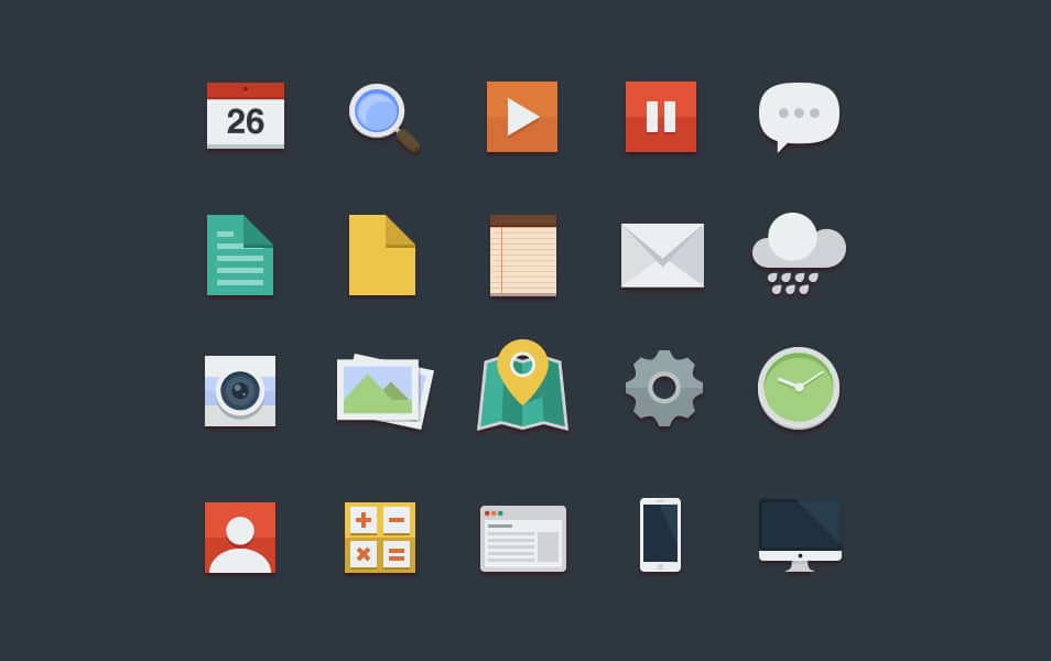 Free Flat Icons