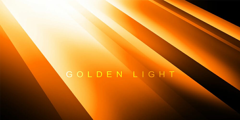 Golden Light Abstract Background