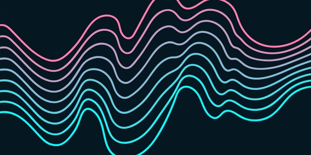 Gradient Waves Background