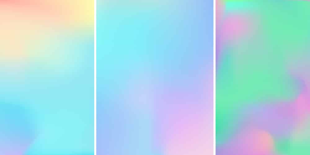 Iridescent Holographic Backgrounds