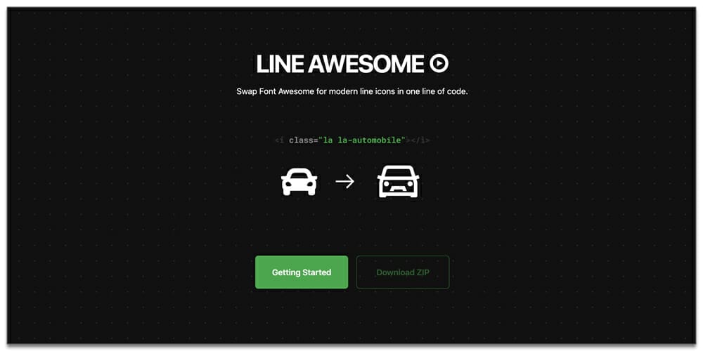 Best Free Line Icon Fonts 12 Line Awesome