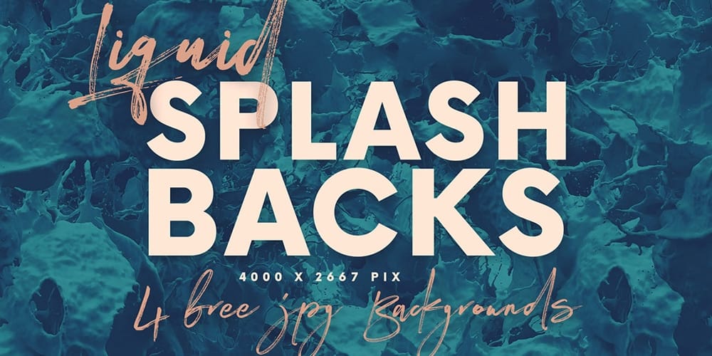 Liquid Splash Backgrounds