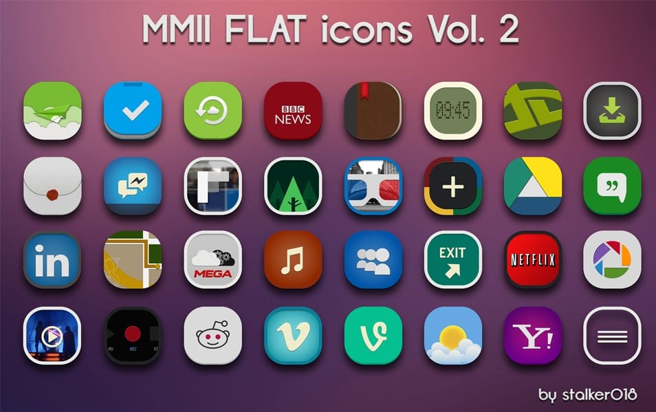 MMII FLAT icons Vol.2