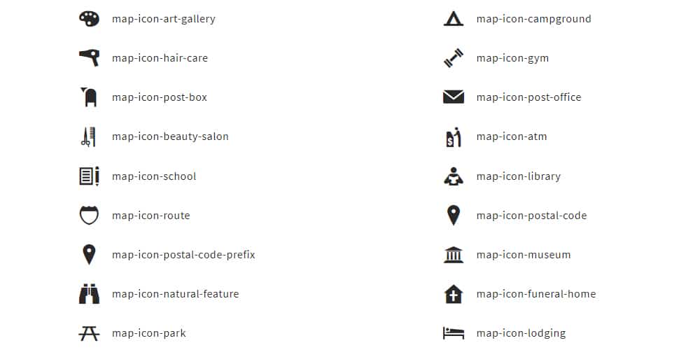 Useful Free Icon Fonts 58 Map Icons