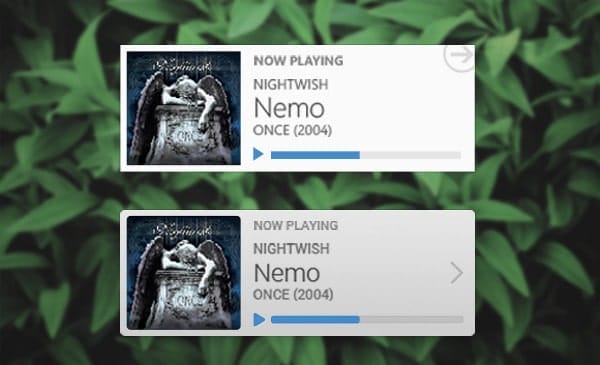 100 + Web Widget Designs PSD 105 Now-Playing-Widget-PSD