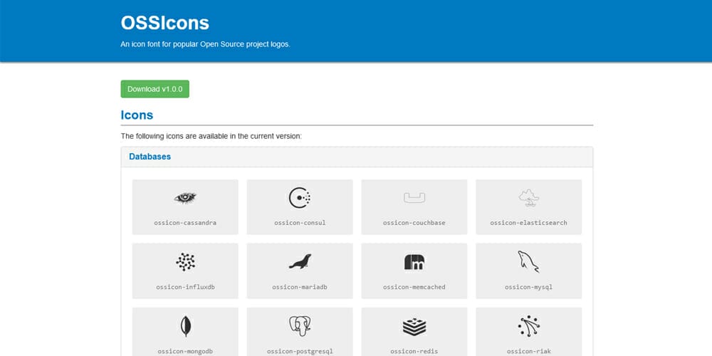 Useful Free Icon Fonts 73 OSSIcons