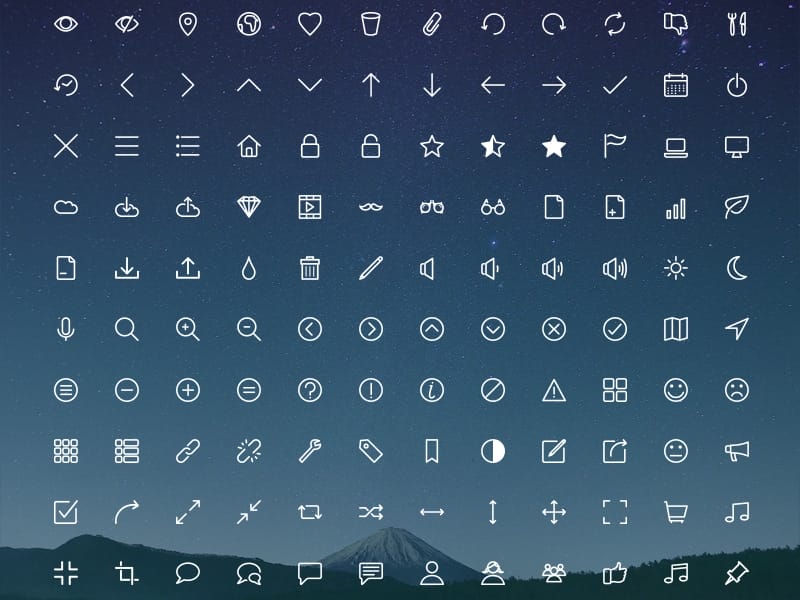 Useful Free Icon Fonts 1 Rivolicons