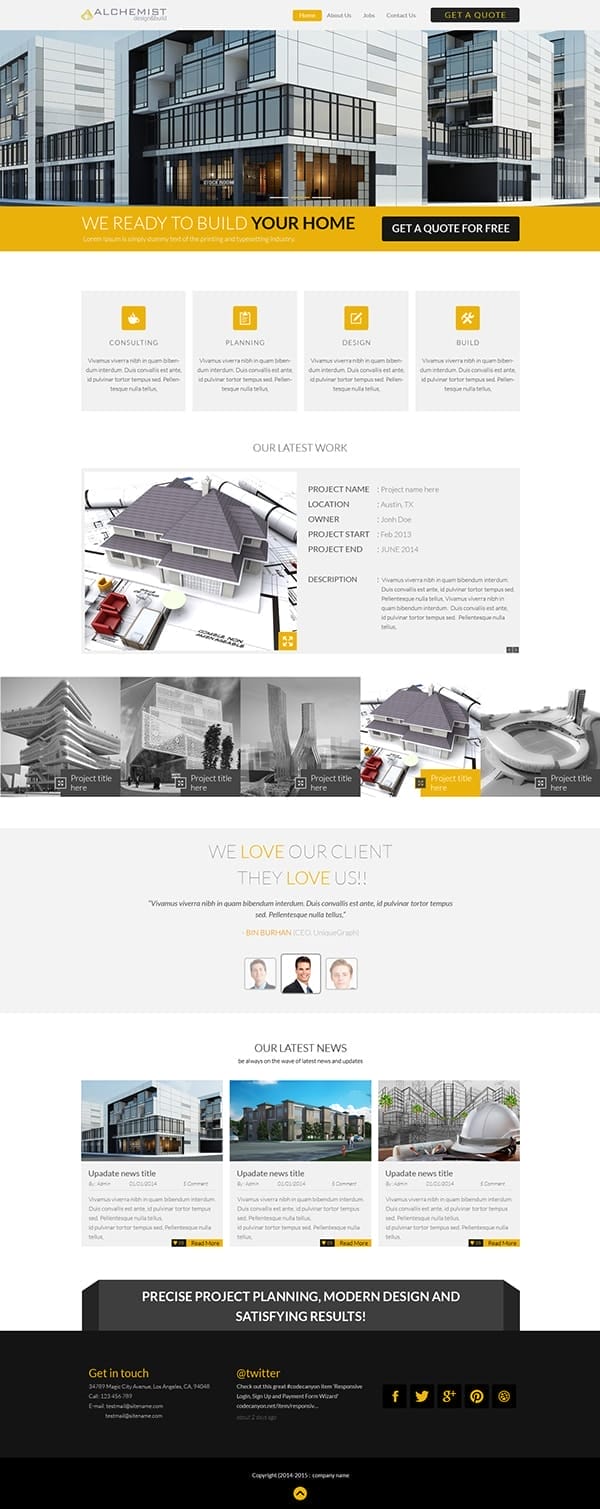 Latest Free Web Elements from June 2014 13 UniqueGraph Free PSD Template