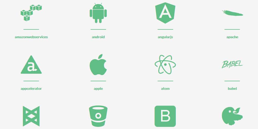 Useful Free Icon Fonts 23 devicon