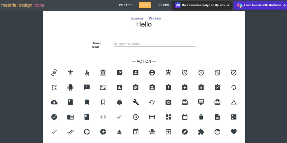 Useful Free Icon Fonts 70 material design icons