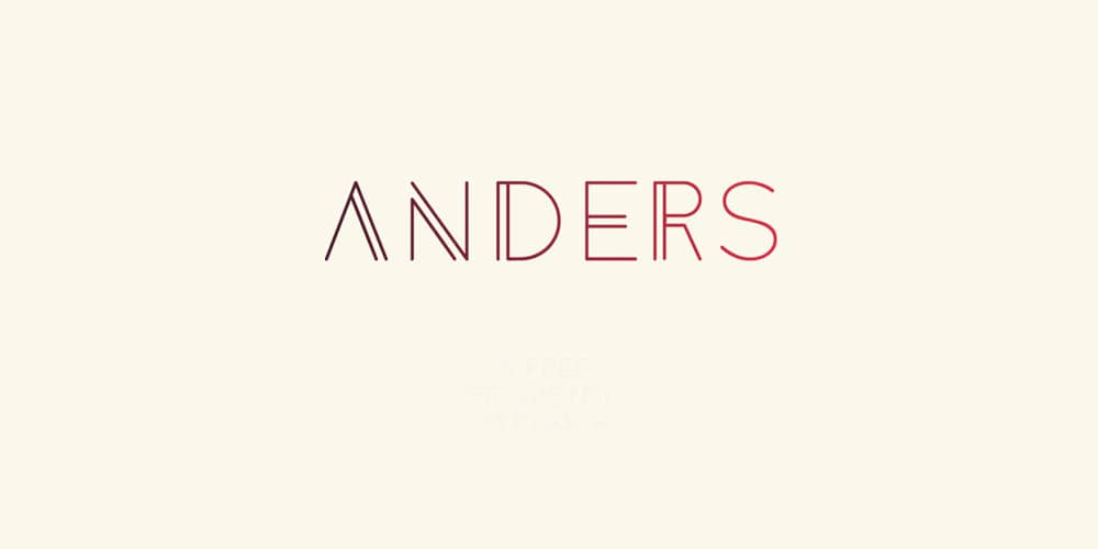Latest Free Web Elements from June 2014 65 Anders Free Font