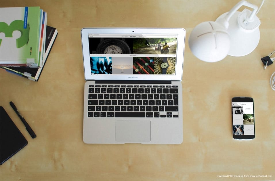 Free Workspace Mockup Design Templates 261 Desktop & Mobile Showcase