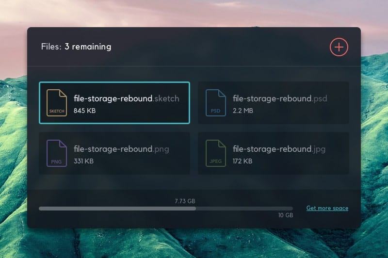 100 + Web Widget Designs PSD 72 File Uploader Widget PSD