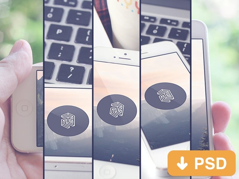 Latest Free Web Elements from June 2014 19 Free iphone 5 Mock Up