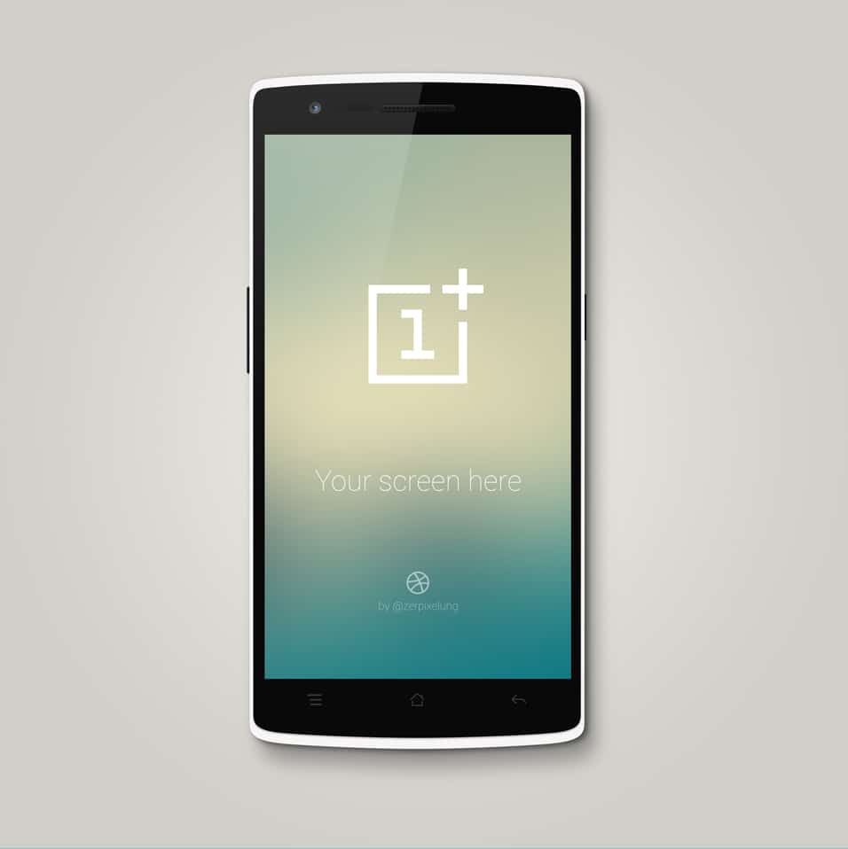 Latest Free Web Elements from June 2014 28 OnePlus One Mockup PSD