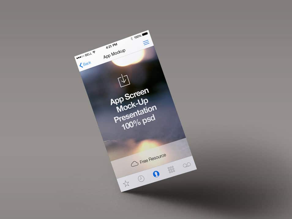 Perspective App Screen MockUp 4