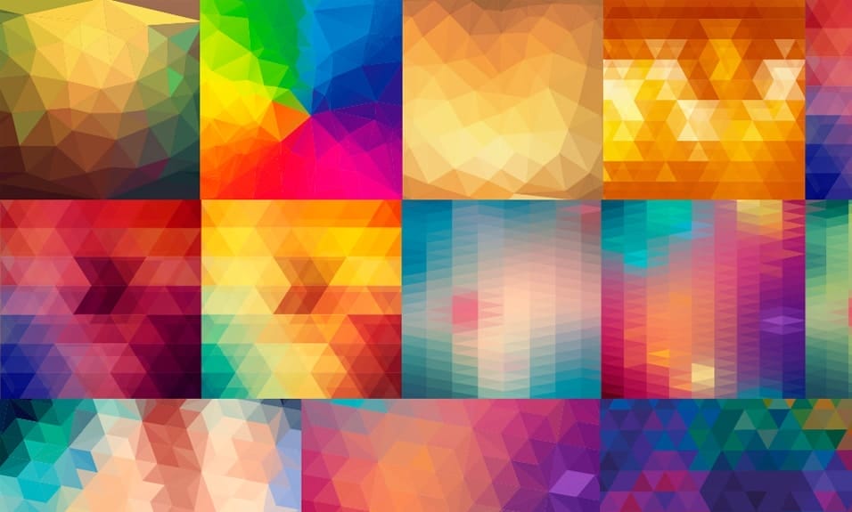Latest Free Web Elements from June 2014 50 Vector Polygon Backgrounds