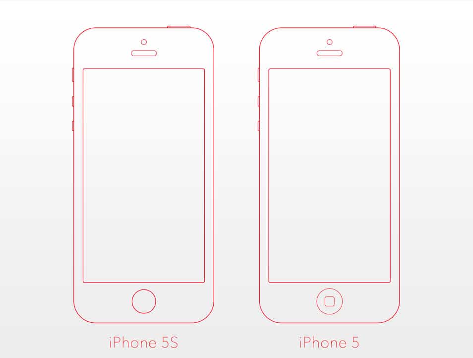 iPhone 5 5S Mockup