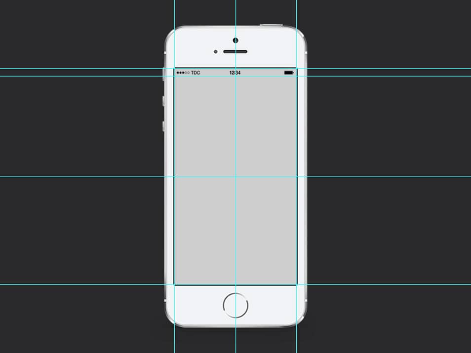 iPhone 5S Mockup PSD