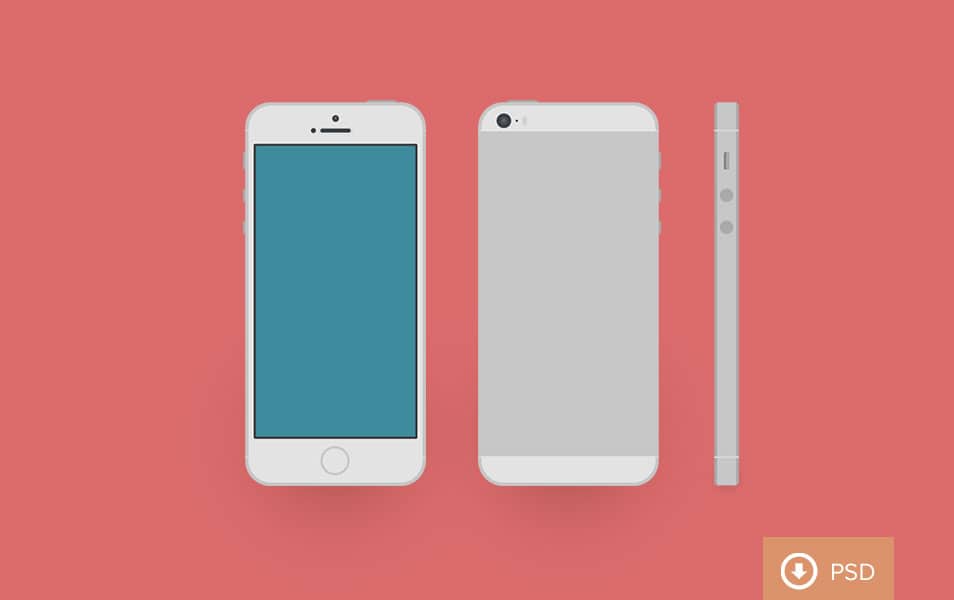 iPhone 5s Mockup PSD