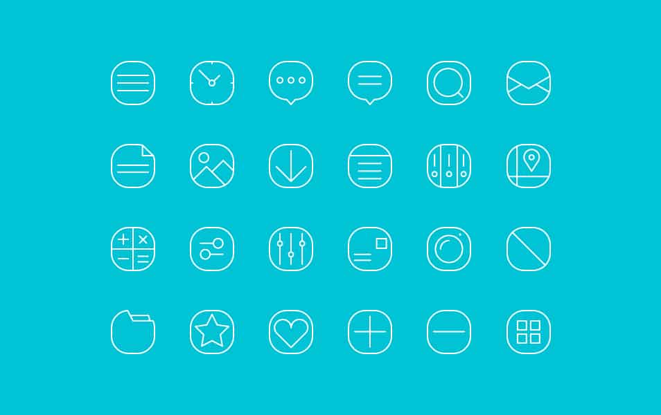 250+ Ultimate Collection of Free Line Icon Sets 14 20+ Simple Line Icons
