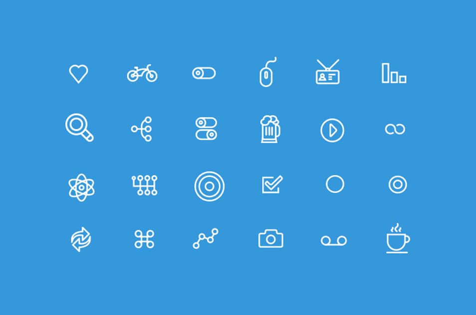 24 Unique Web Icons