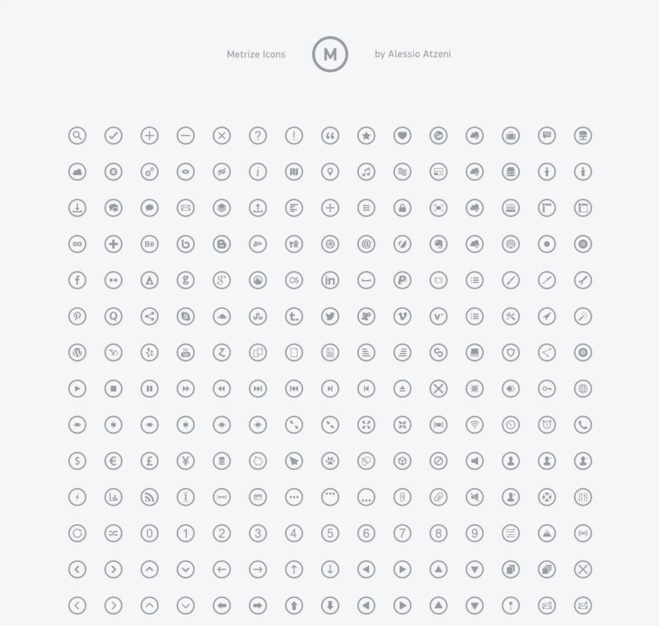 250+ Ultimate Collection of Free Line Icon Sets 88 300 Metro-Style Icons for Designers and Developers