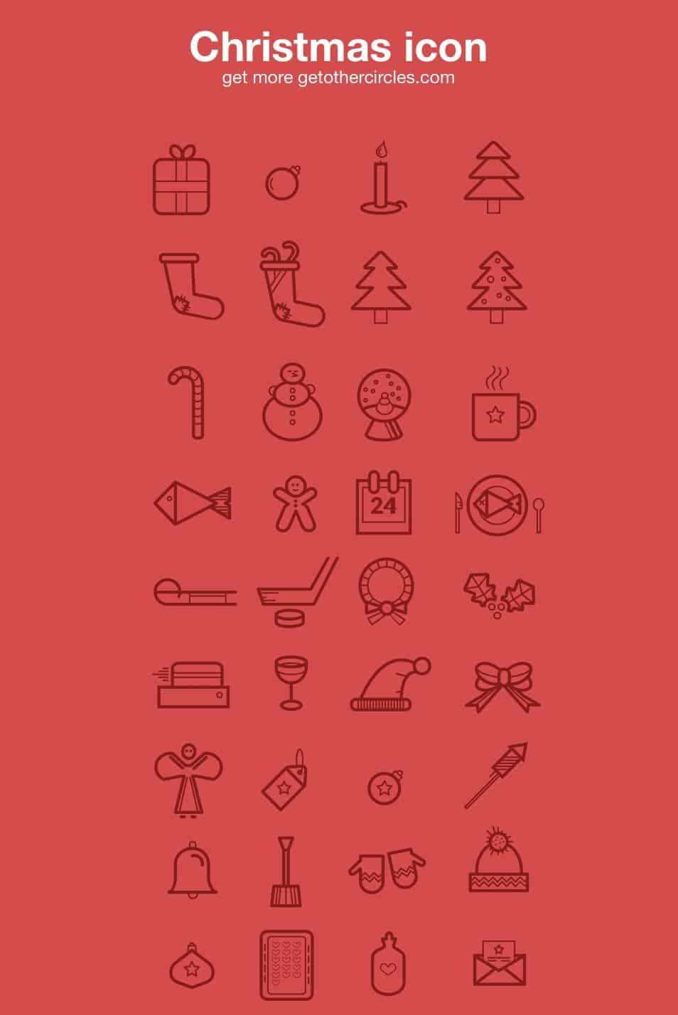 36 Free Christmas Icons
