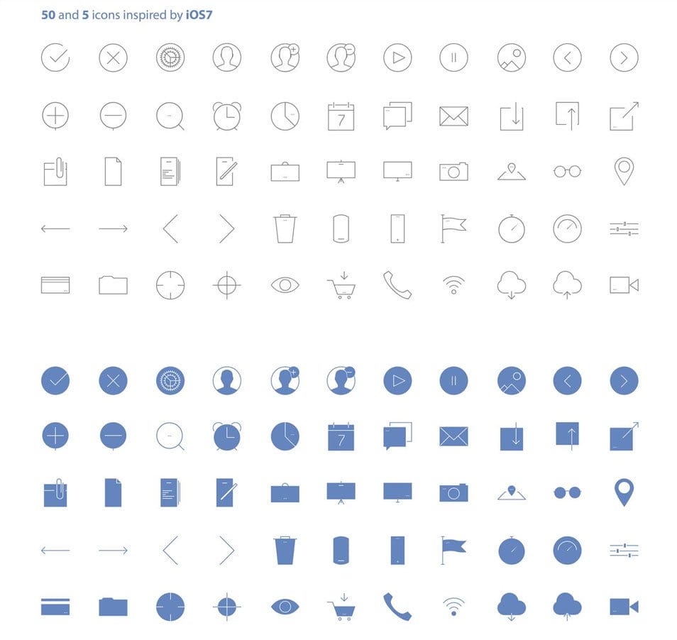 250+ Ultimate Collection of Free Line Icon Sets 31 50 & 5 icons set