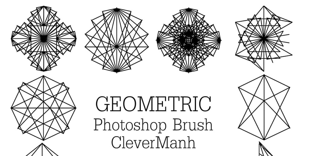 Collection of Best Photoshop Brushes 256 Abstract Geometric Brushes