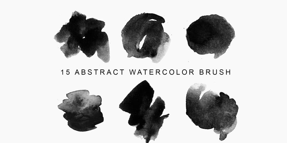Collection of Best Photoshop Brushes 33 Abstract Watercolor Brush