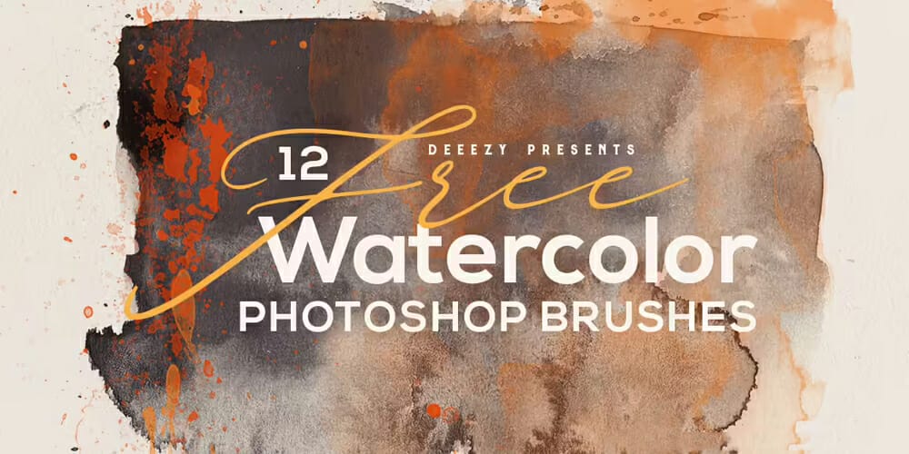 Collection of Best Photoshop Brushes 54 Abstract Watercolor Brushes