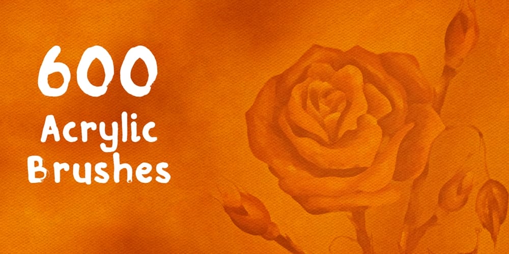 Collection of Best Photoshop Brushes 309 Acrylic Photoshop Brushes