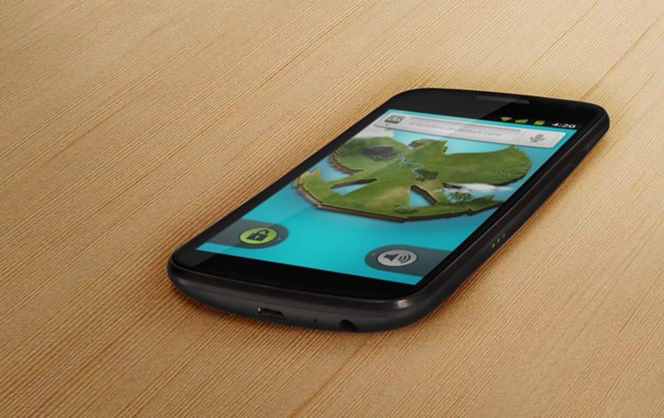 Android Galaxy Nexus 3 Mock-up PSD